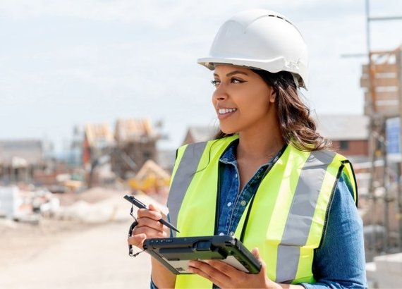 HBF woman on site istock