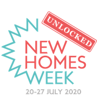 New Homes Week Unlocked logo with date